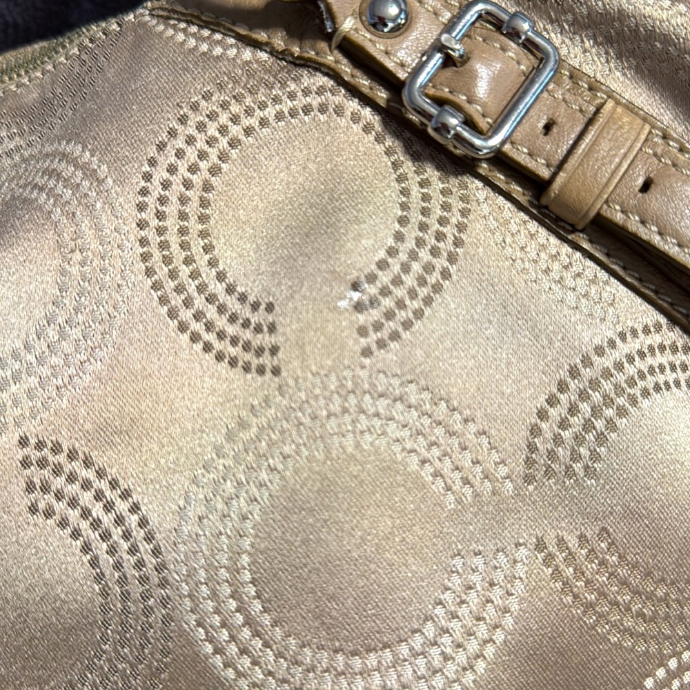 SATIN COACH SHOULDER BAG - Picture 10 of 16